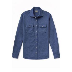 Sid Mashburn Cotton-Jersey garment dyed work Shirt,Small $190 F38